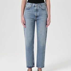 COPY - 90'S Pinch Waist High Rise Straight